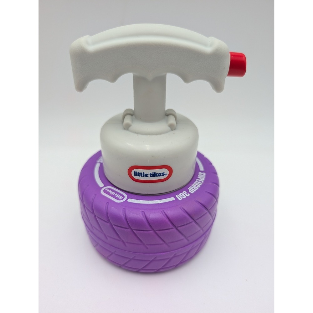 Little Tikes Supergrip 360 Launcher Purple Tire Toy T Handle